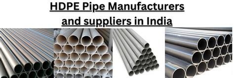 Hdpe Pipe Manufacturers Suppliers In India