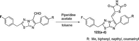 Synthesis of substituted 5-{[2-(4-fluorobenzyl)-6-arylimidazo[2,1-b]... | Download Scientific ...