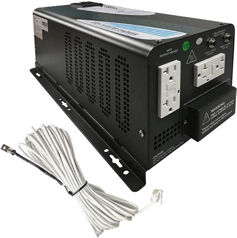 Renogy 2000watt 12v Dc To 120v Ac Pure Sine Wave Inverter Charger With 4 Outlets Uk