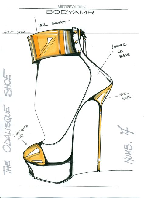 fashion design sketches shoes art styles