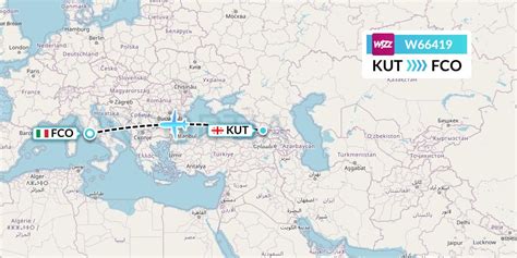 W Flight Status Wizz Air Kutaisi To Rome Wzz