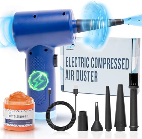 Amazon Electric Compressed Air Dusters Portable Rechargeable