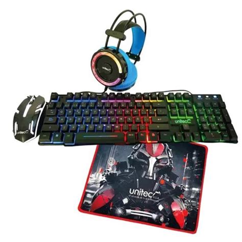 Combo Unitec Km Gamer En Proteam Nyr