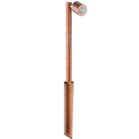 Hunza Outdoor Lighting Pure Led Single Pole Light Retro Copper