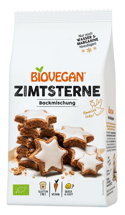 Biovegan Zimtsterne Backmischung BIO 180g Online Kaufen