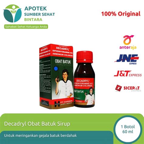 Jual Decadryl Obat Batuk Sirup 60 Ml Shopee Indonesia