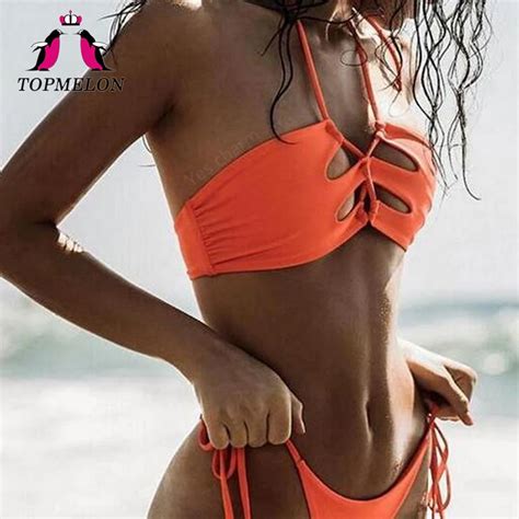 TOPMELON Bikini 2017 Stroje Kąpielowe Kobiety Micro Bikini Push Hollow