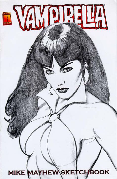 Vampirella Mike Mayhew Sketchbook Harris August Vampirella