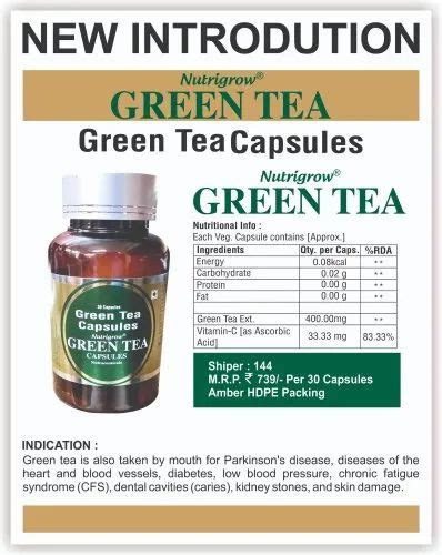 Green Tea Capsules Packaging Type Bottle Rs 739 Bottle Care