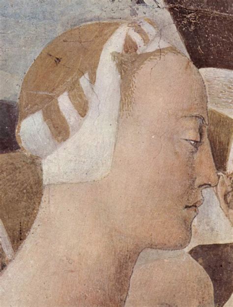 Piero Della Francesca Adorazione Della Croce Particolare Signore Di