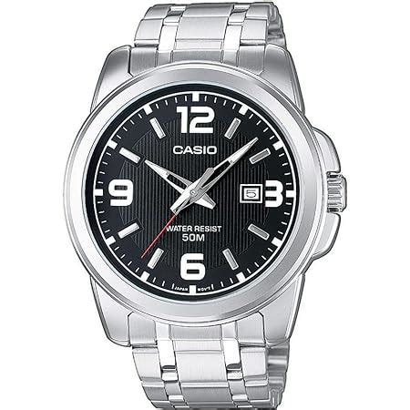 Casio Men S Analogue Quartz Watch With Stainless Steel Bracelet Mtp