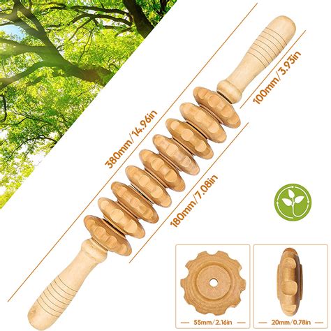 Maderoterapia Colombiana Wood Therapy Massage Roller Tools Wooden Scalp Massager Wood Therapy