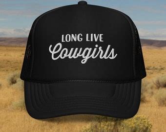 Long Live Cowgirls Trucker Hat Cowgirl Hat Coastal Cowgirl Morgan