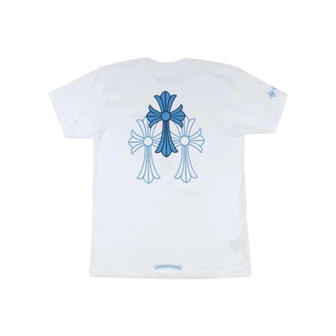 Chrome Hearts Triple Cross Logo Ss T Shirt Whitechrome Hearts Triple