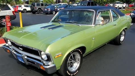 Green 1972 Chevy Nova