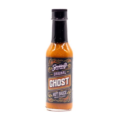 Original Ghost Hot Sauce Smoking J S Fiery Foods