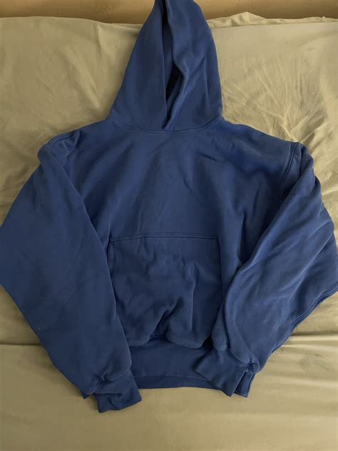 Gap × Kanye West Blue YZY Gap Hoodie | Grailed