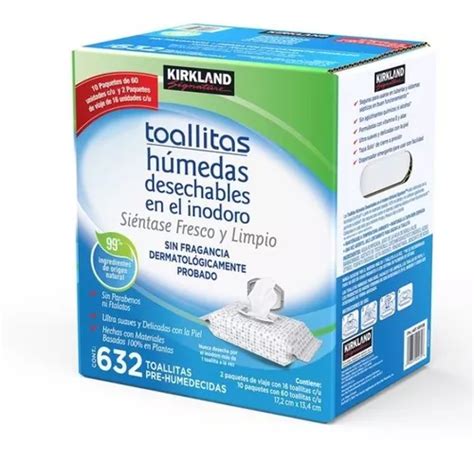 Toallitas H Medas Desechables En El Inodoro Kirkland Pz