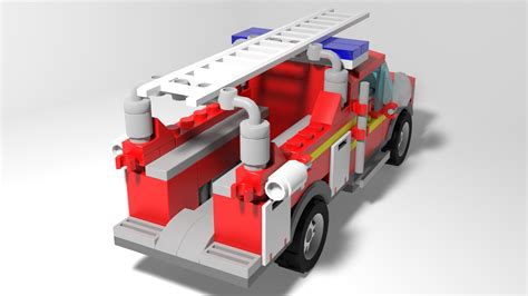 LEGO Fire Chief Response Truck Model - TurboSquid 1978179