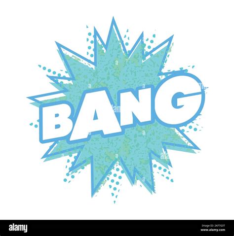 Bang Bang Pop Art Comic Explosion Sign Template Vector Design