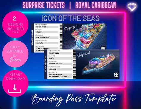 Royal Caribbean Cruise Boarding Pass Royal Caribbean Utopia Of The