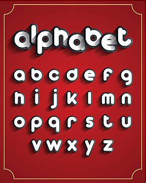 Alphabet Style Typo Set Vector Style Typo Set Png And Vector With