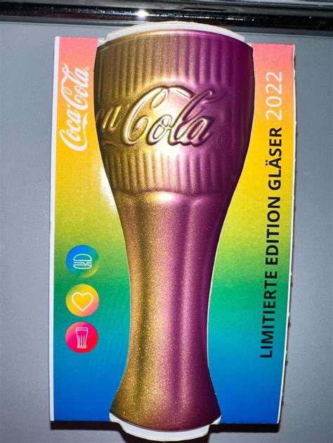 Mc Donald Coca Cola Glas Regenbogen Rainbow Limited Edition Kaufen