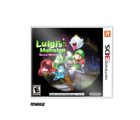 Luigis Mansion Dark Moon Nintendo 3DS Box Art Cover By Foshisle If