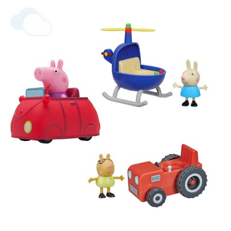 Peppa Pig Figura Y Sus Amigos Autitos Surtidos Hasbro