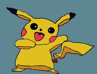 Pikachu Back Side by Gobofan506089 on DeviantArt