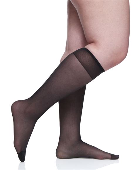 Berkshire Womens Plus Size Day Sheer Knee Highs Hosiery 6451 Fantasy