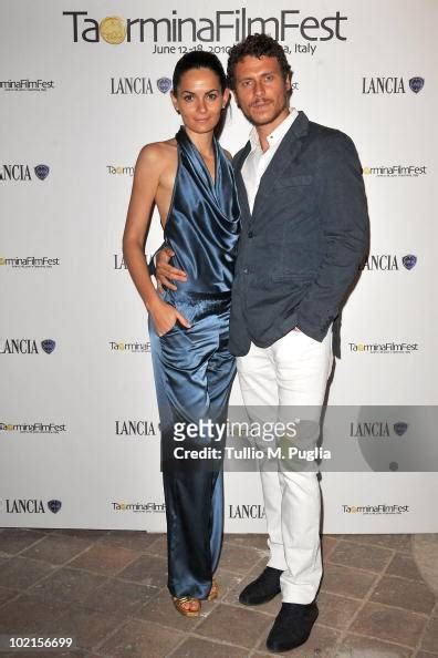 Alessandra Mammolo And Gabriele Greco Attend A Party At The Lancia