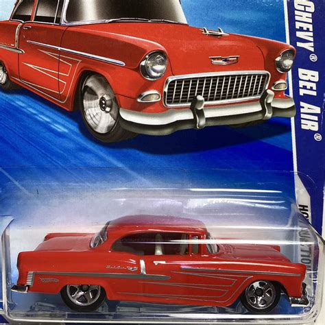 Yahoo オークション ホットウィール シェビー ベルエア 赤 Hot