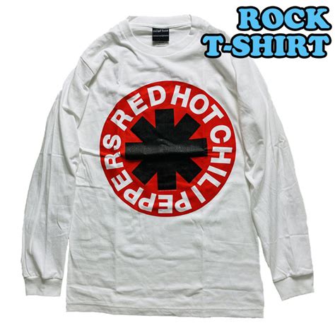 ロックtシャツ バンドtシャツ パンク 長袖 Tシャツ メンズ Red Hot Chili Peppers レッド ホット チリ ペッパーズ