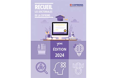 Cofrend Recueil De La Me Edition Des Doctoriales De La Cofrend