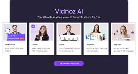 Vidnoz AI Easy With AI