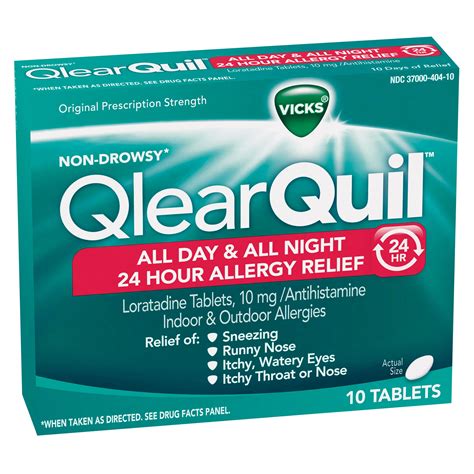 Vicks Clearquil All Day All Night Hour Allergy Relief Shop Cough