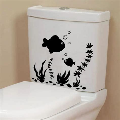 Buy Fish Aquarium Fashion Vinyl Wall Decals Toilet