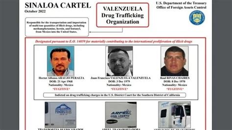 Eeuu Detecta Una Red De Traficantes De Fentanilo Con Vínculos Con El Cártel De Sinaloa La