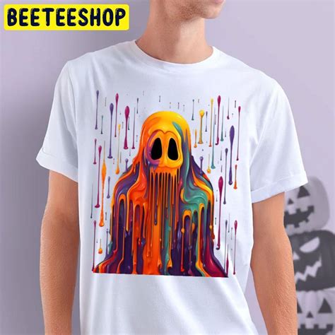 Paint Ghostface Halloween Beeteeshop Trending Unisex T Shirt Beeteeshop