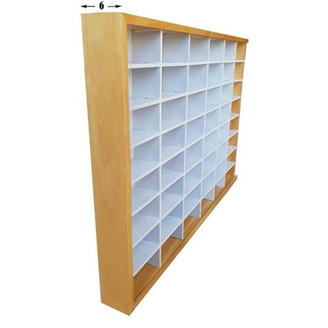 Jual Ferna Rak Display Hot Wheels Kotak Hotwheels Warna Kayu Natural Putih Shopee