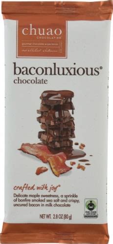 Chuao Chocolatier Maple Bacon Bar 28 Oz Frys Food Stores