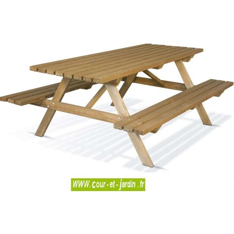 Table Pique Nique Bois Avec Banc S Table Picnic Bois Pas Chere