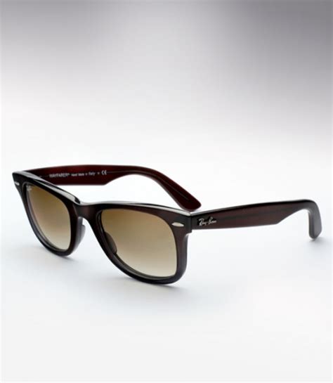 Ray Ban RB 2140 Original Wayfarer sunglasses - Brown Gradient Grey