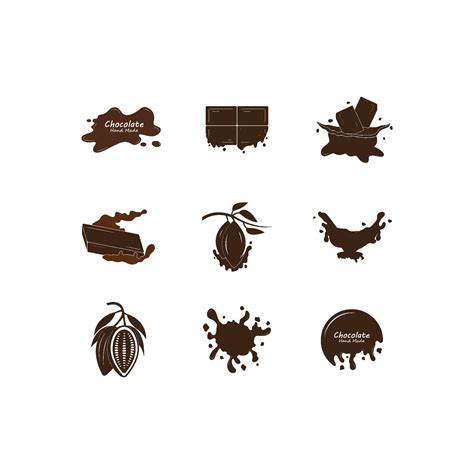 Chocolate logo design vector illustration, Creative Chocolate logo design concept template ...