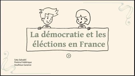 EMC la démocratie et les élections en France