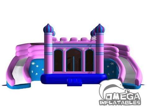 Bounce Houses With Slide Omega Inflatables Factory