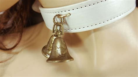 Bdsm Collar With Rabbit Bells T For Submissive Slave Bell Collar