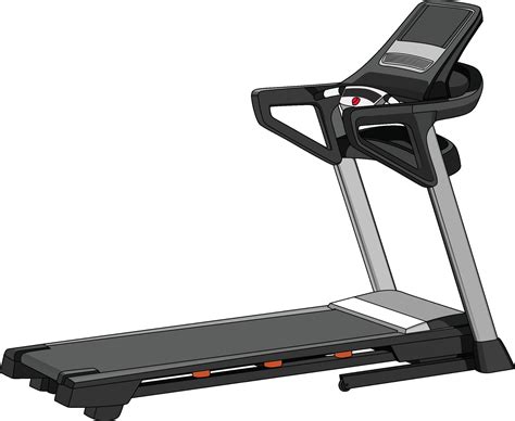 Electric treadmill vector illustration , Modern gym incline tread mill