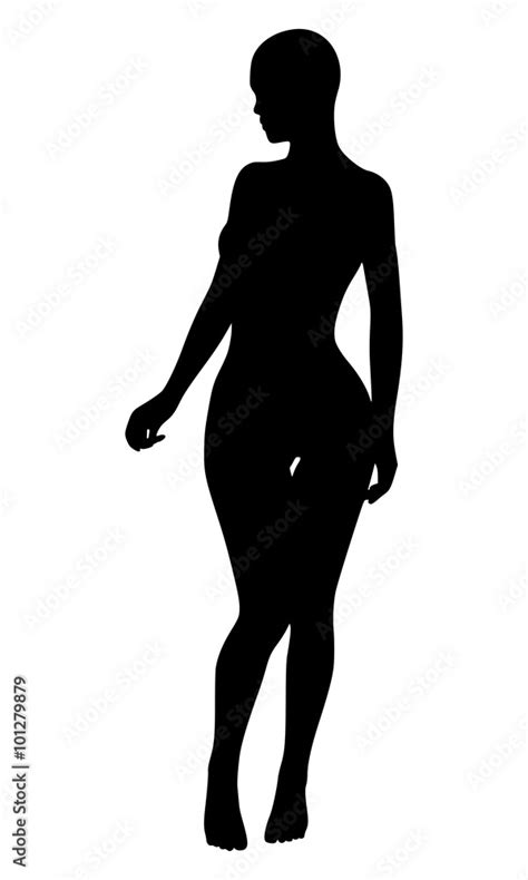 Sexy Woman Silhouette Eps 10 Stock Vector Adobe Stock